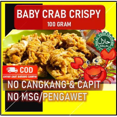 

Snack Camilan Halal Baby Crab Crispy 100 gr