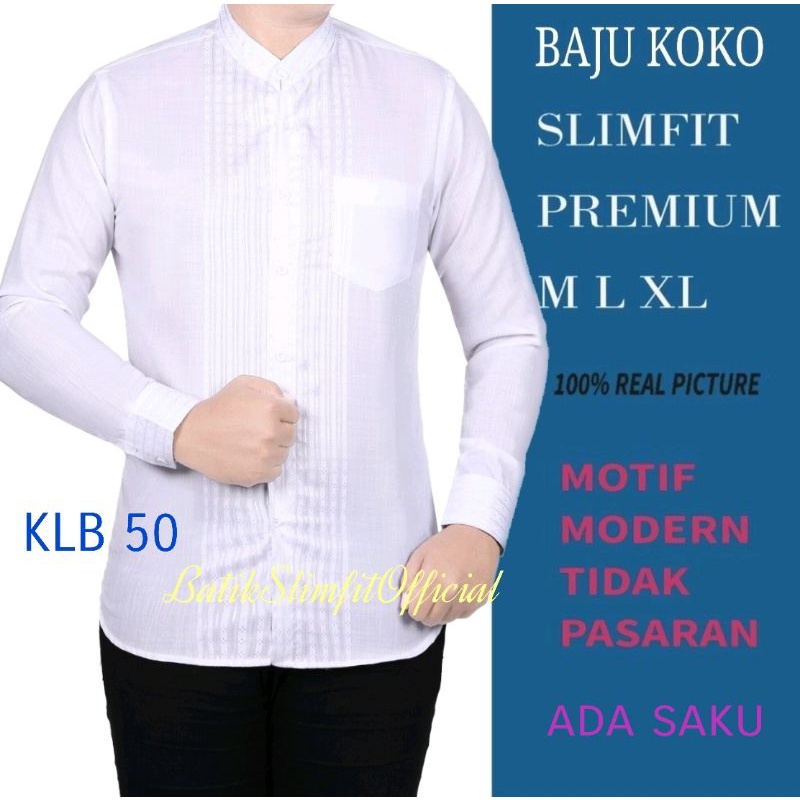 batik kerah shanghai slimfit kualitas premium