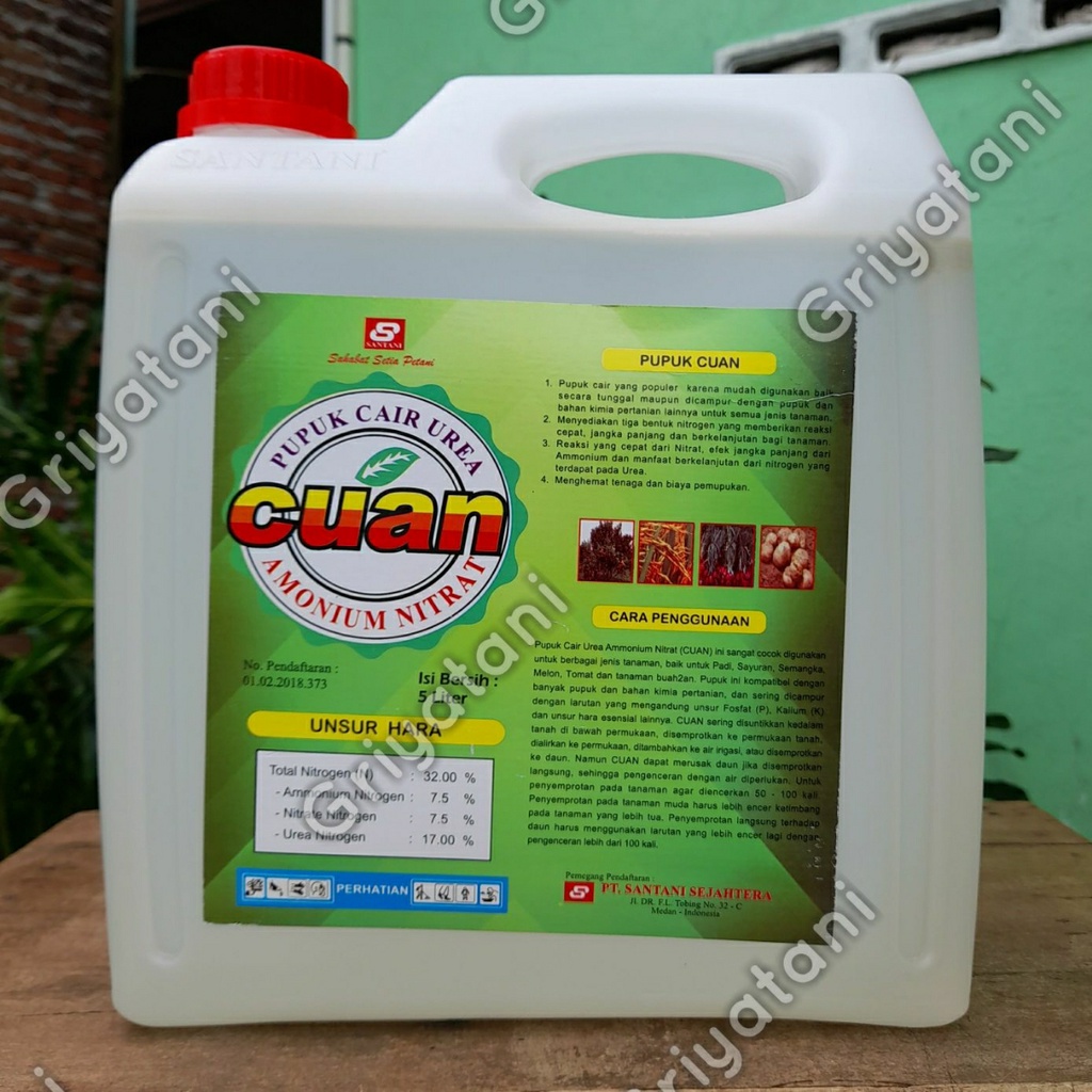 Pupuk Urea Cair Cuan 5 Liter