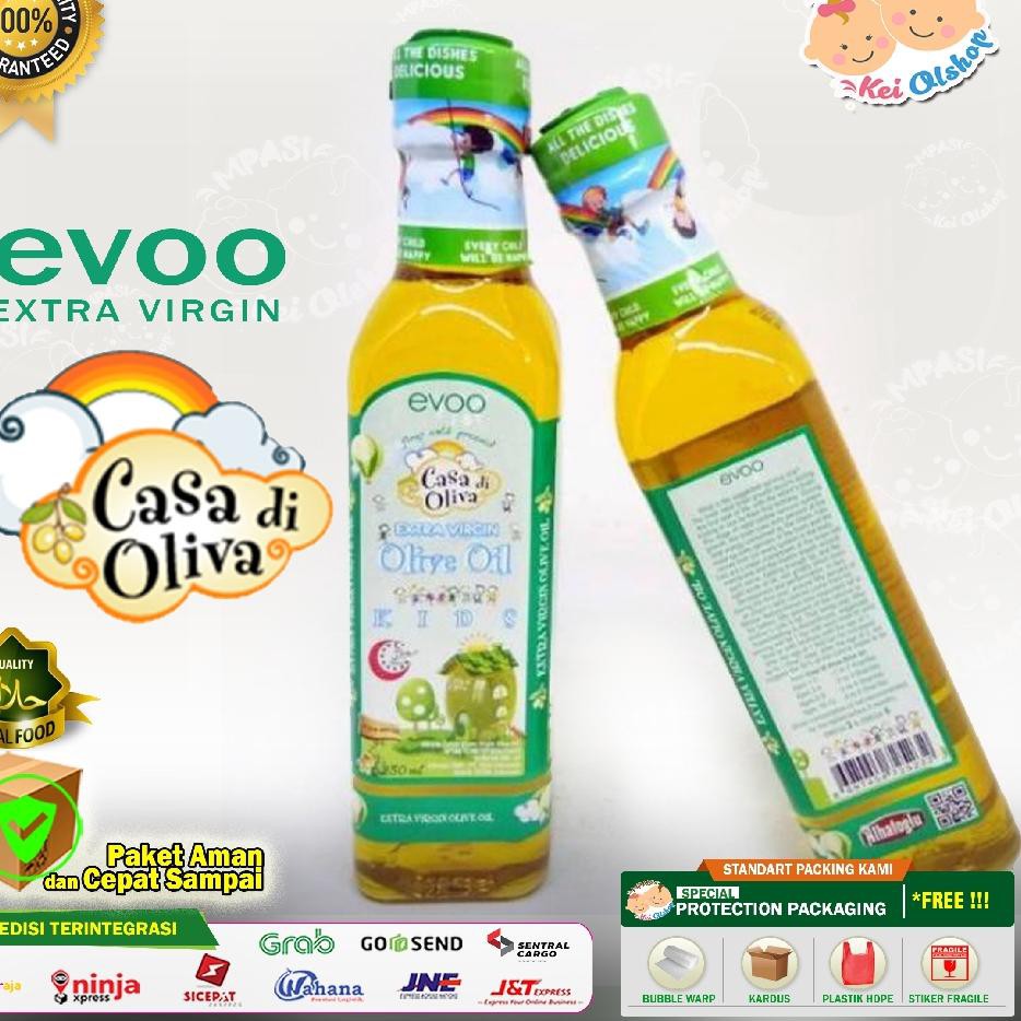 

EVOO (extra virgin olive oil) CASA DI OLIVA for kids minyak zaitun 250ml