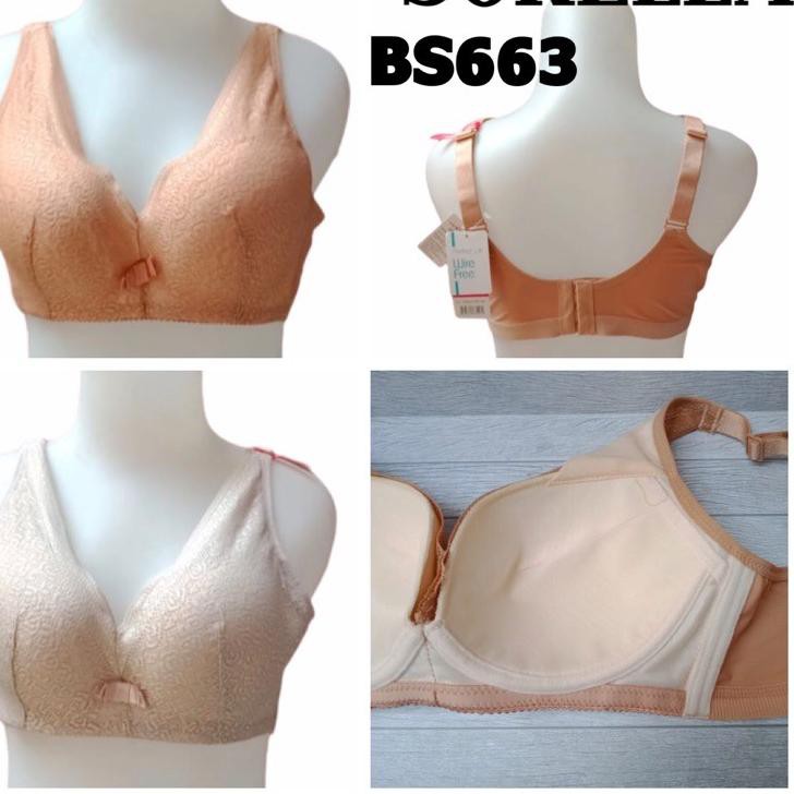 TERLARIS BS663 bra sorella tanpa kawat 34C ME38L