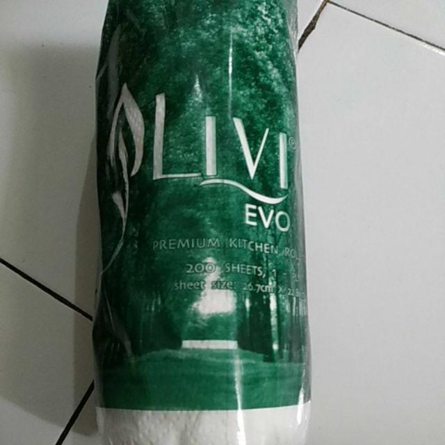 Tissue Towel Kitchen Livi Evo - Tissue Towel - Serap Minyak Livi - 200 Sheet - Kitchen