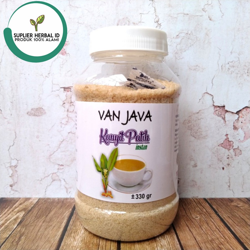 

Kunyit Putih Bubuk Instan VAN JAVA 330 Gram - Herbal - Halal