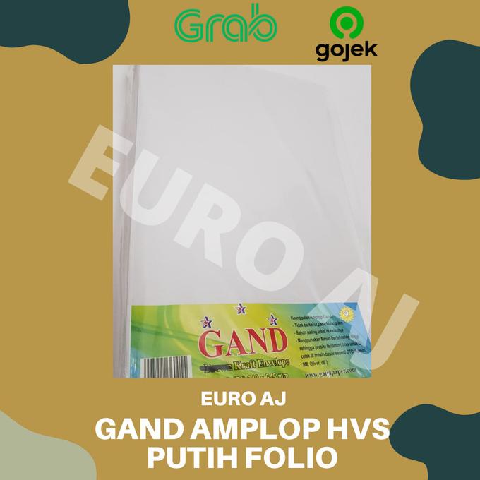 

GAND AMPLOP FOLIO PUTIH HVS 100gr seal khusus GOJEK