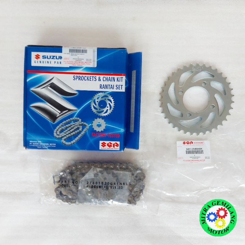 GEAR SET SUZUKI SHOGUN 125 LAMA ASLI SGP