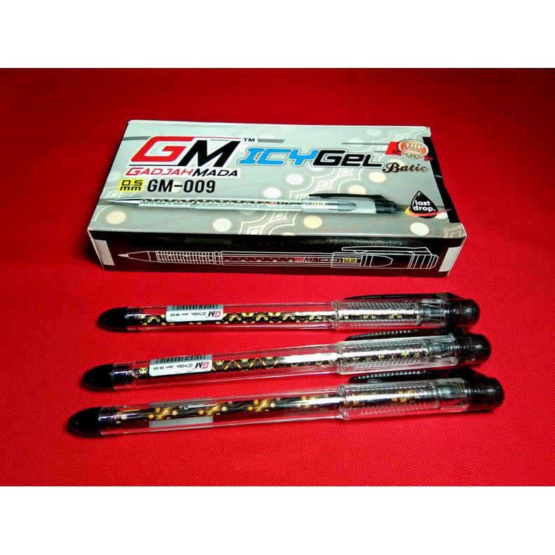 

GM 009 Gelpen IcyGel Batic Hitam / Biru ( 1 Pack - 12 Pcs ) ( IRRA STORE )