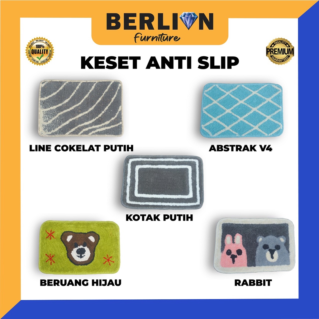 Keset Rumah Anti Slip Model Hewan Keset Anti Selip