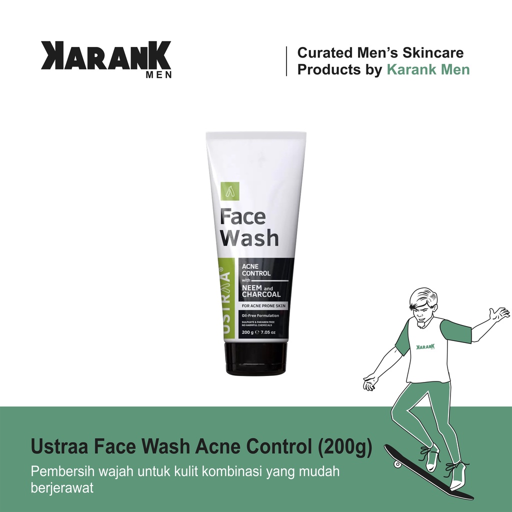Sabun Muka Pria Untuk Kulit Mudah Berjerawat / Pembersih Wajah Pria / Skincare Cowok / Face Wash Pri