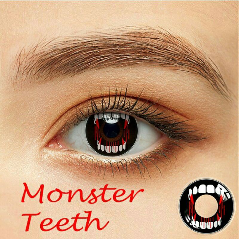 SOFTLENS COSPLAY HALLOWEEN VAMPIRE ZOMBIE CRAZY