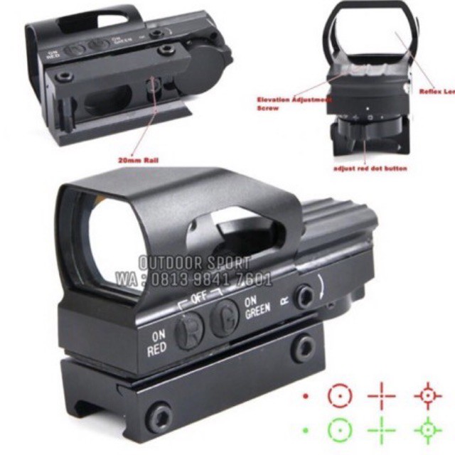 Holographic Sight Dot Scope - Holosight Scope - Red dot scope