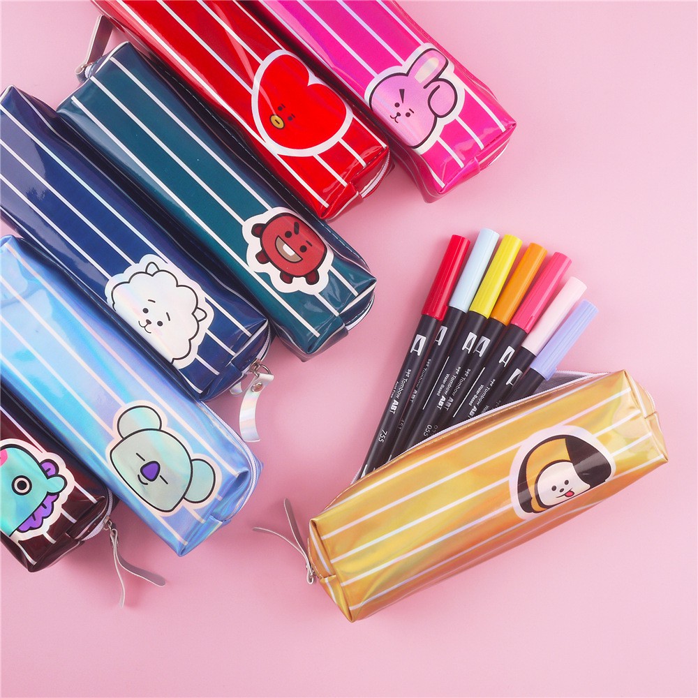 Bt21 Tempat Pensil Motif BTS untuk Pelajar | Shopee Indonesia