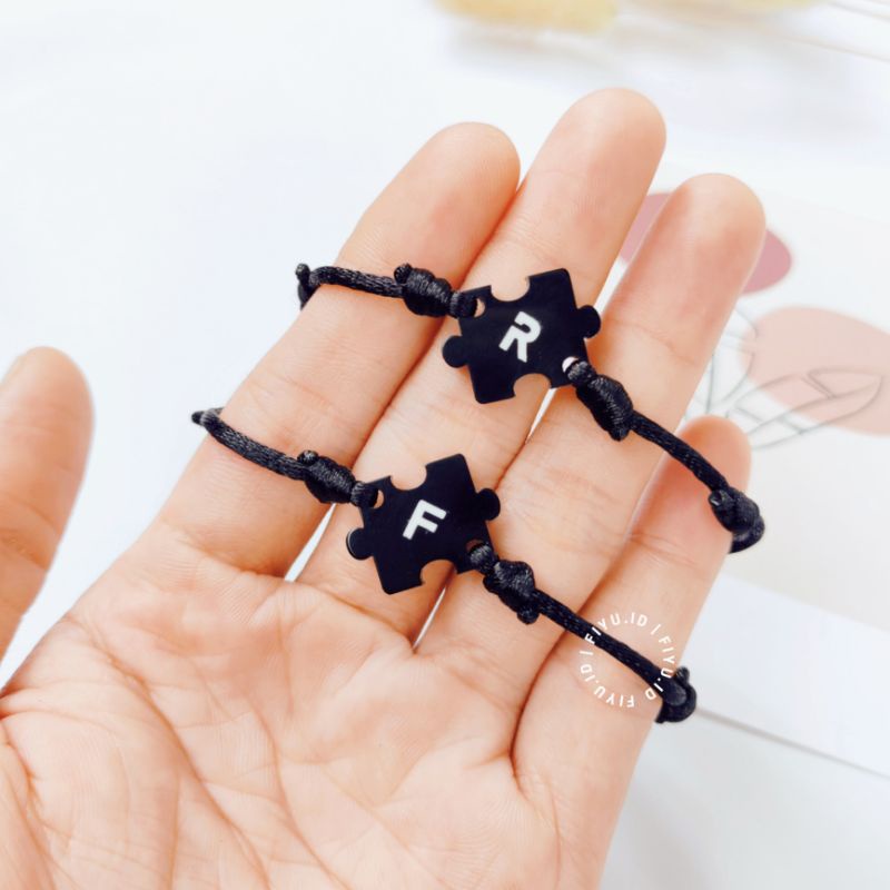 COD GELANG COUPLE PUZZLE / GELANG MAGNET / GELANG PERSAHABATAN ( SUDAH DAPAT 2 GELANG )