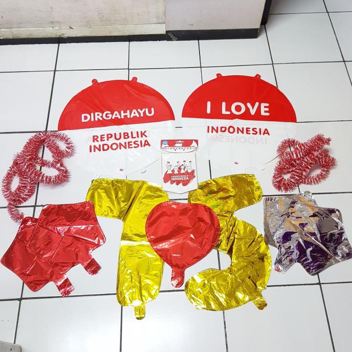 PAKET DEKOR HUT RI/ HIASAN DIRGAHAYU RI/ DEKORASI HUT RI