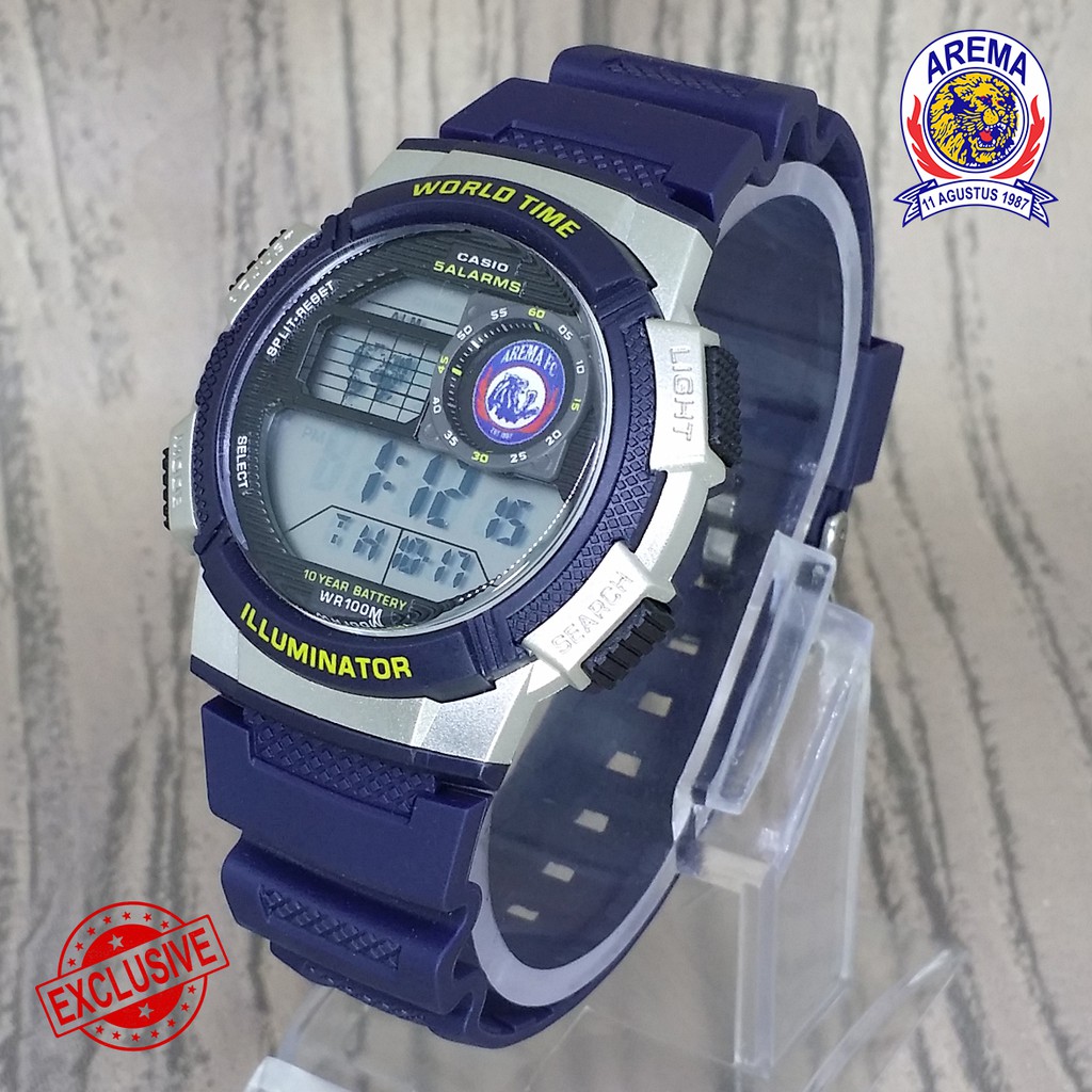 [SUPER EXCLUSIVE] JAM CASIO ILLUMINATOR AREMA FC DIGITAL