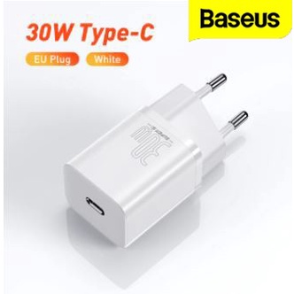 Baseus Super Si Kepala Adapter Charger Type C 30W Samsung Huawei iPhone Oppo