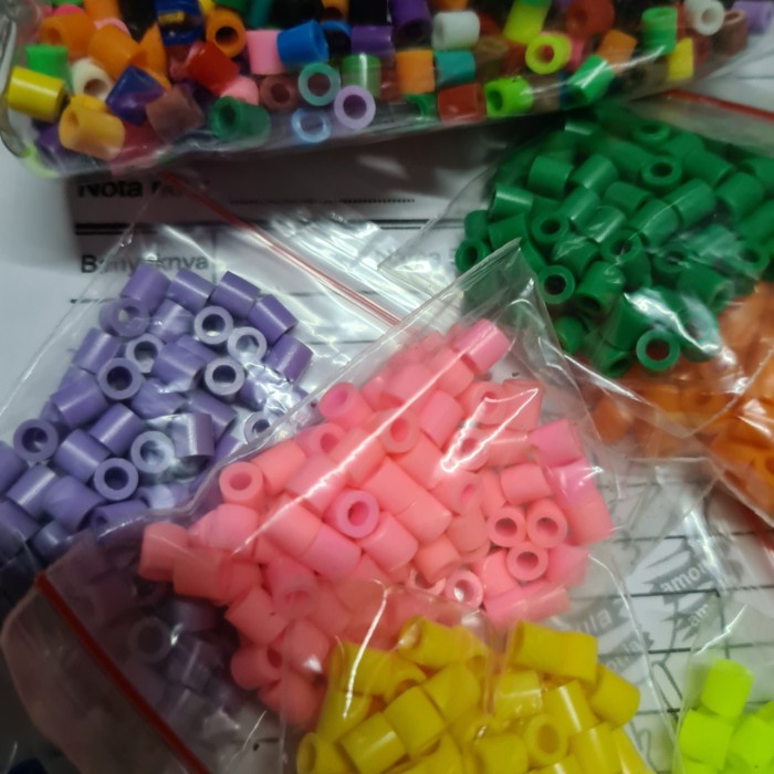 ring pleci cincin kenari 20buah gelang burung warna random plastik ~ bls145