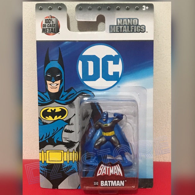Mainan Nano Metalfigs Batman DC Comics Classic Rare Edition Diecast