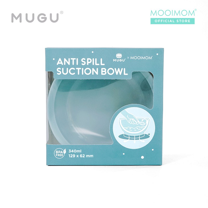 MUGU Suction Bowl Mangkok Makan Bayi Anak Anti Tumpah