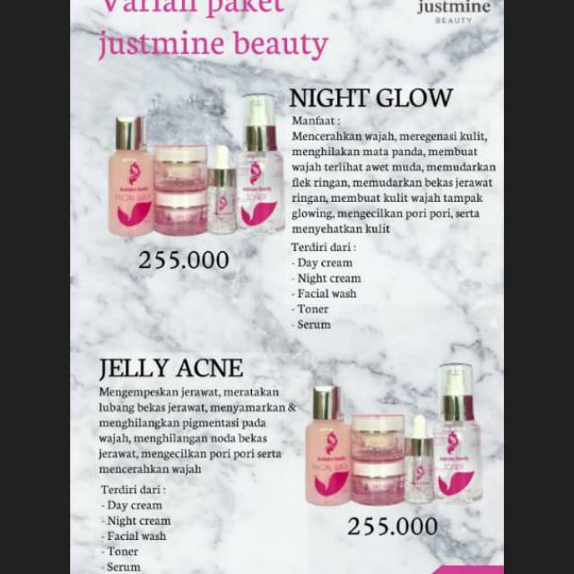 Justmine beauty skincare