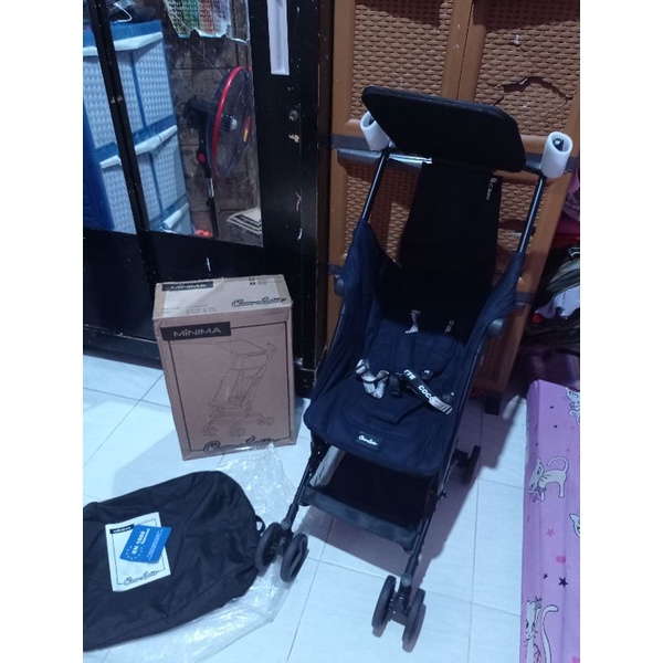 stroller minima warna navy preloved