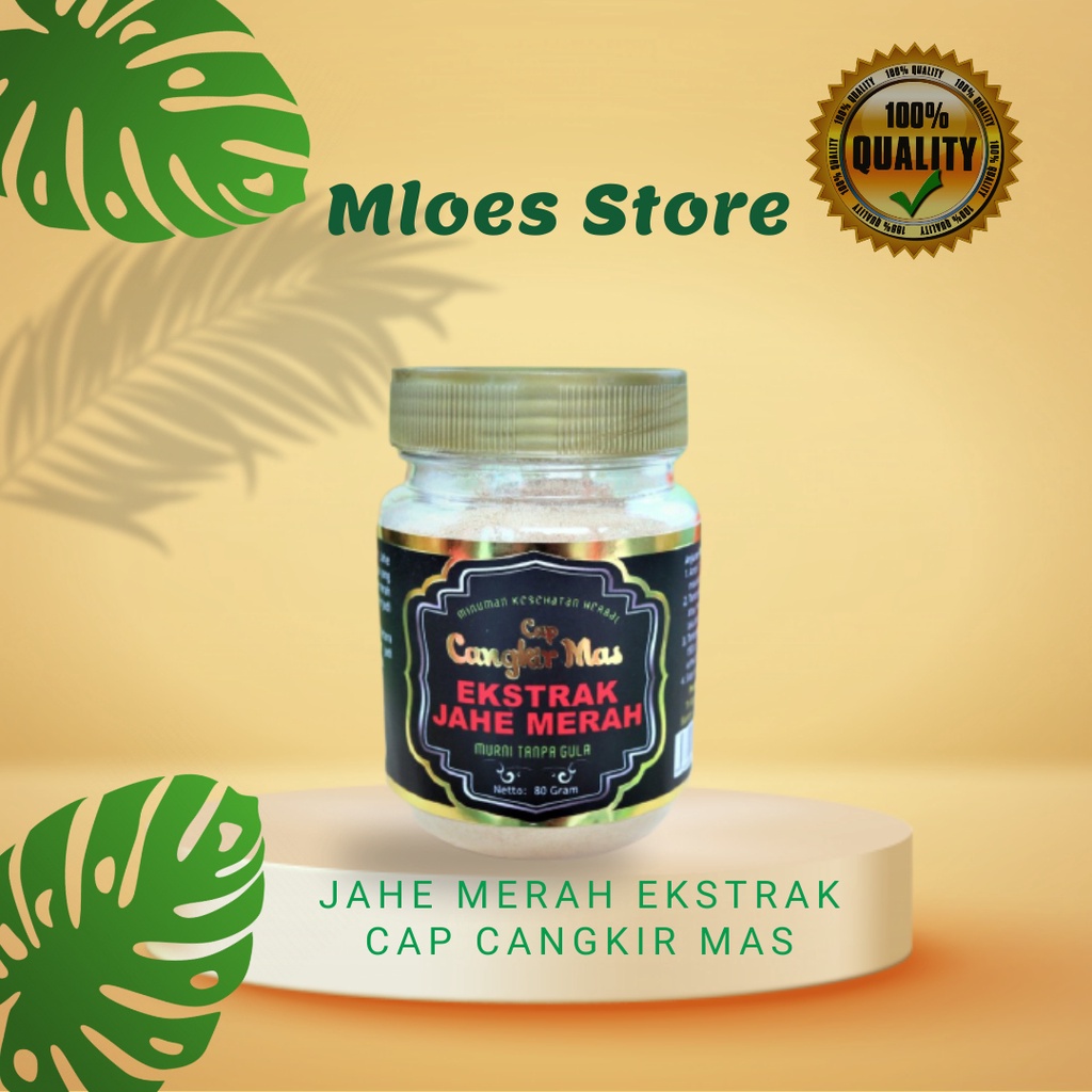 

Jahe Merah Ekstrak Murni 100% Tanpa Gula Cap Cangkir Mas Original