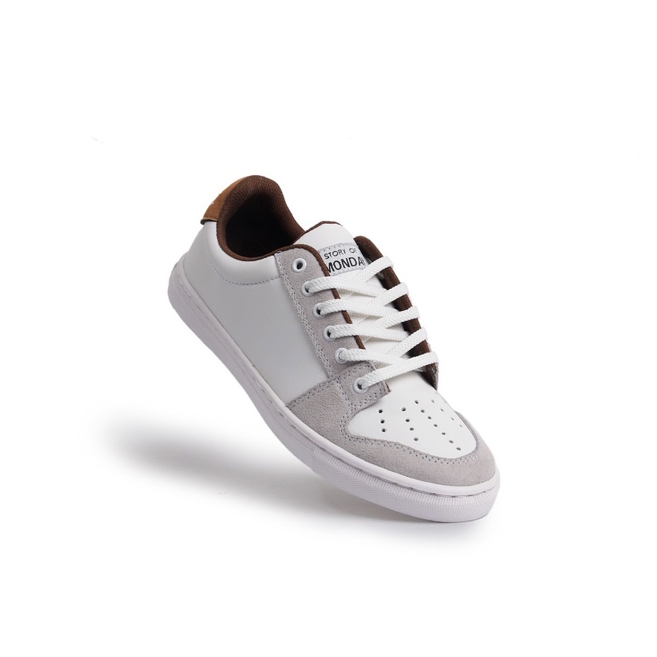 NACHT WHITE | ManNeedMe X MONDAY | Sepatu Sneakers Pria Casual ORIGINAL