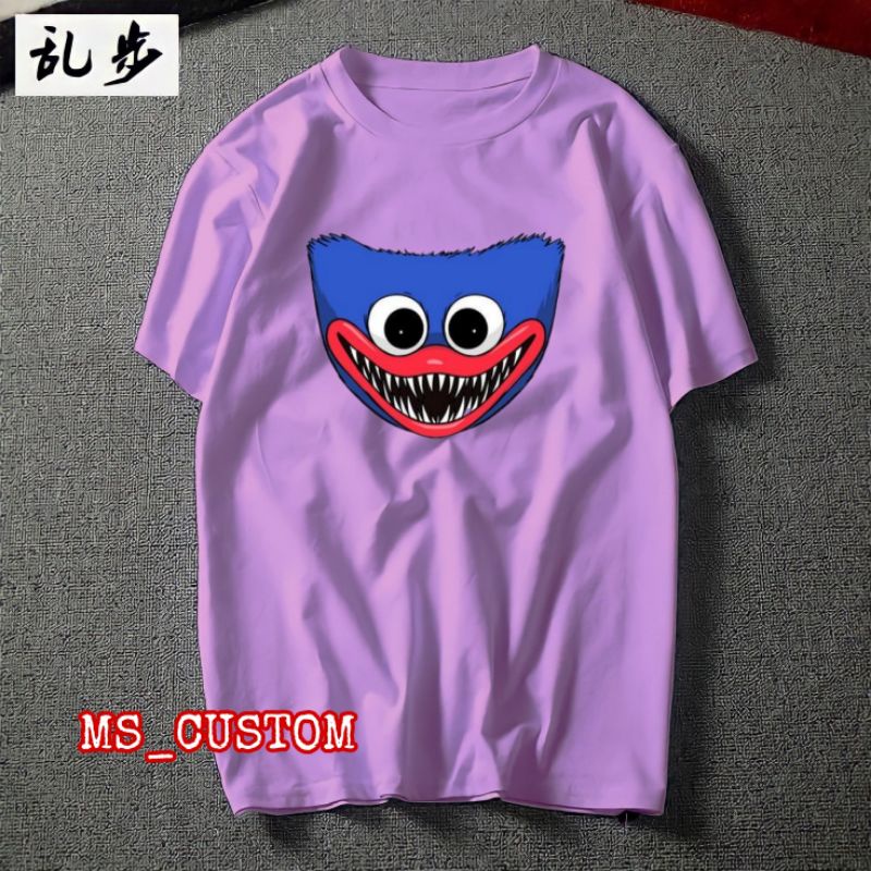 Kaos Poppy playtime anak | Kaos anak Poppy playtime huggy wuggy