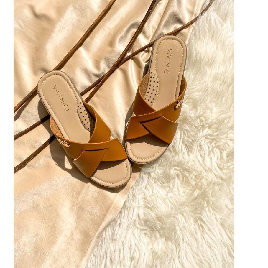 Terkini Vivi Nici - Seruni Sandal Wedges Wanita RPV