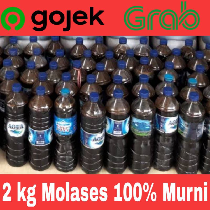 Molase Tetes Tebu Kental Murni 100% Terlaris Best Seller 2kg