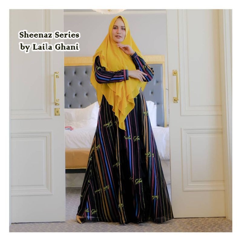 LAILA GHANI / Sheenaz Series By Laila Ghani / set syari/ syari elegant / syari laila ghani