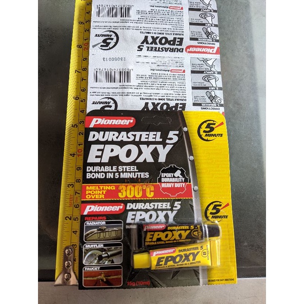 

Lem durasteel pioner 15gr lem knalpot lem radiator lem tahan panas epoputty 15gr (S)