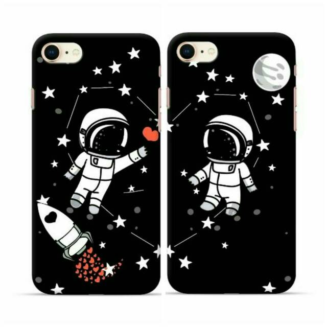 CUSTOM CASE PREMIUM COUPLE ASTRONOT harga percase OPPO F5 F7 F7 youth xiaami redmi note 5 oppo f11