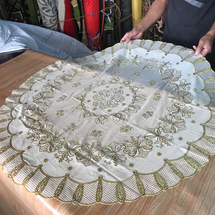 Taplak meja tamu / taplak meja betawi / taplak meja plastik