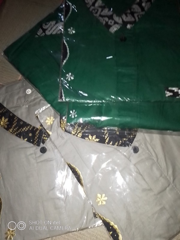 Size M L Xl Xxl Xxxl Bswart Batik Hrb026 Kenongo Hem Pendek Padi Pekalongan M L Xl Batik Pria Murahl