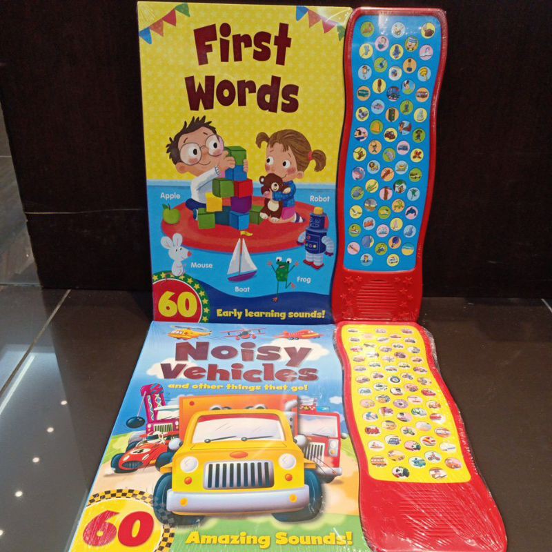 Sound Book with 60 Amazing Sounds : Noisy Vehicles - First Words