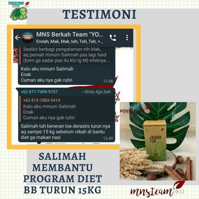 Ampuh!! Salimah Slim SR12 Pelangsing Herbal Obat Diet Alami Peluntur Lemak Penurun Berat Badan Aman