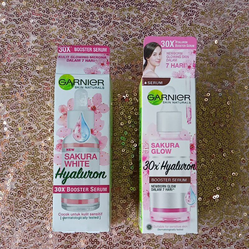 GARNIER SAKURA GLOW HYALURON 30X BOOSTER SERUM 15 ML @MJ