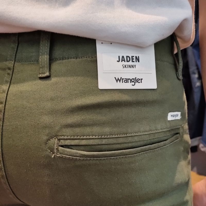 Wrangler Cargo Jaden Skinny olive