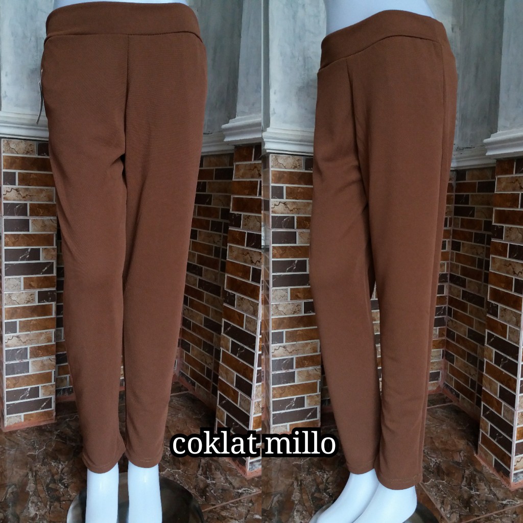 LUNA PANTS MATERIAL CREPE / CELANA MODIS WANITA KEKINIAN