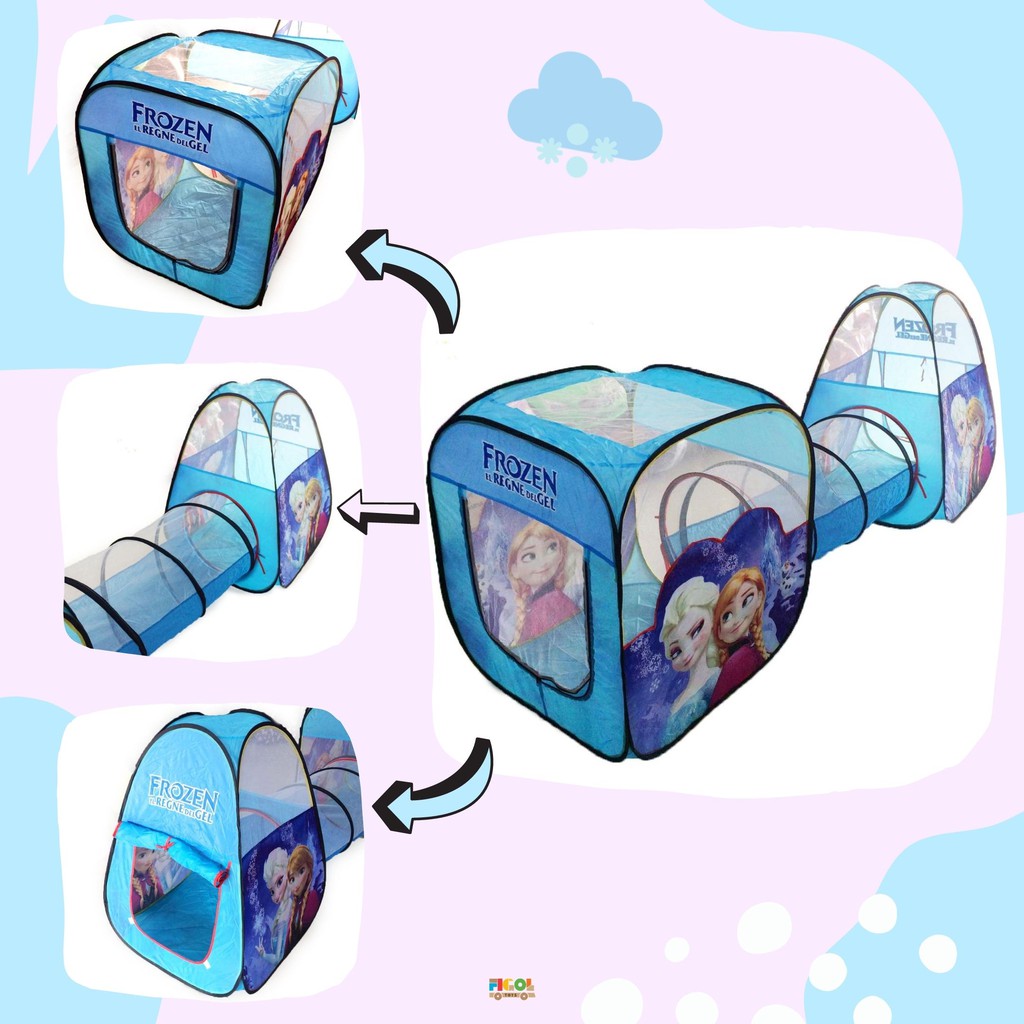 Figoltoys Tenda Mainan Anak / Tenda Anak / Tenda Terowongan / Tenda Rumah anak / Tenda Frozen