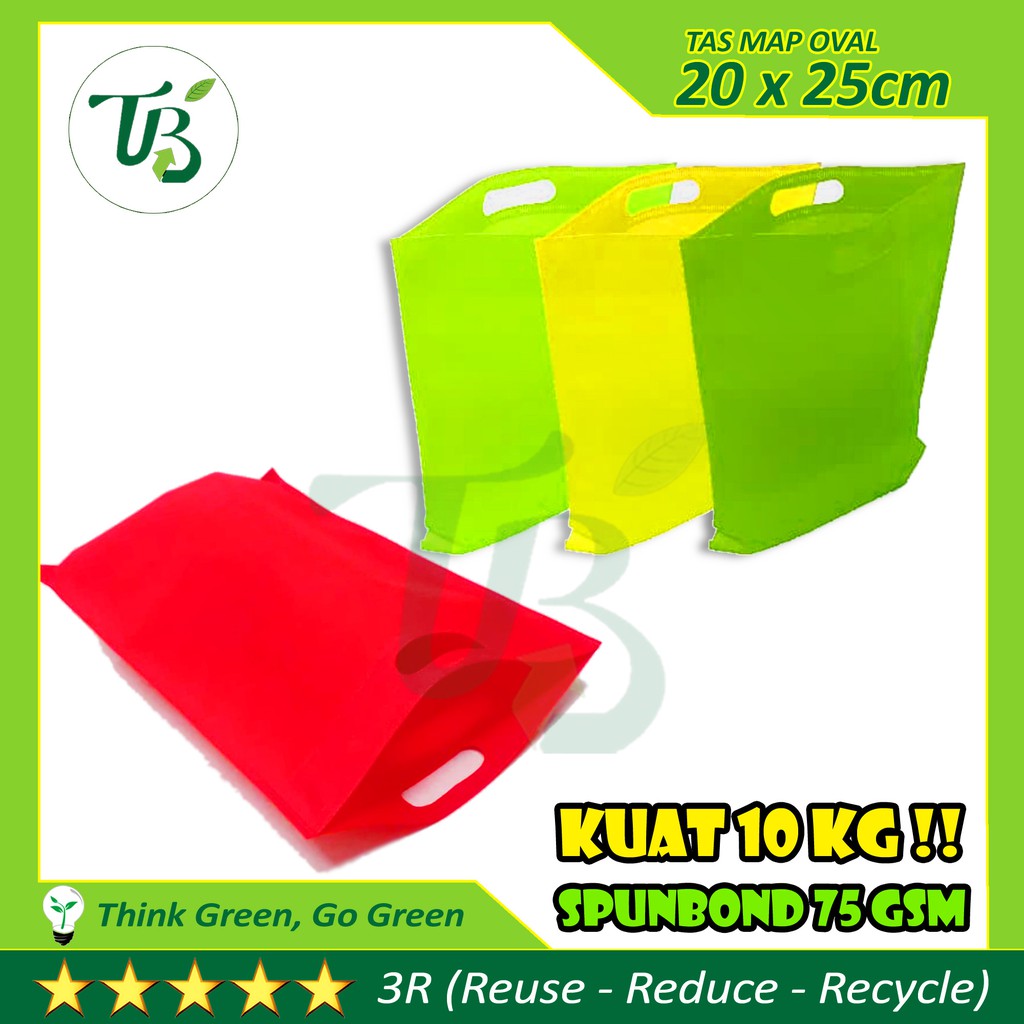 

Goodie bag Tas Spunbond TBI - MAP SS 20 x 25cm 75 gr untuk seminar souvenir bukan paper bag paperbag