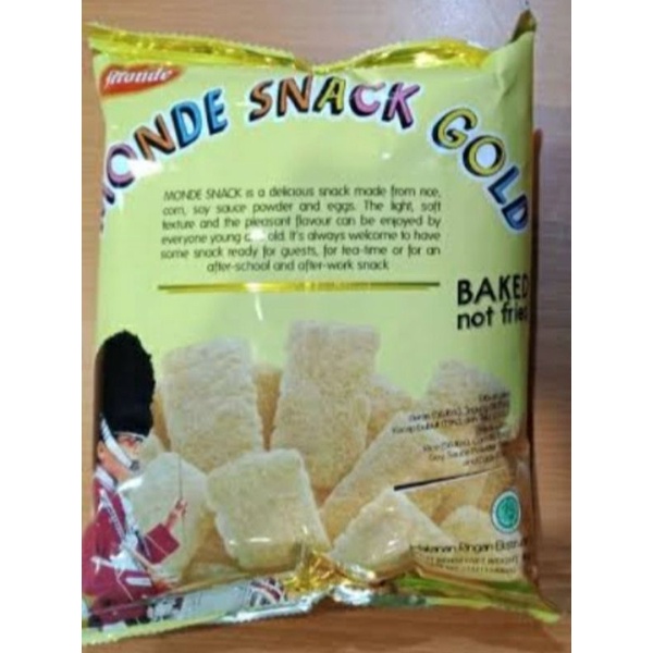 

monde snack gold 60g