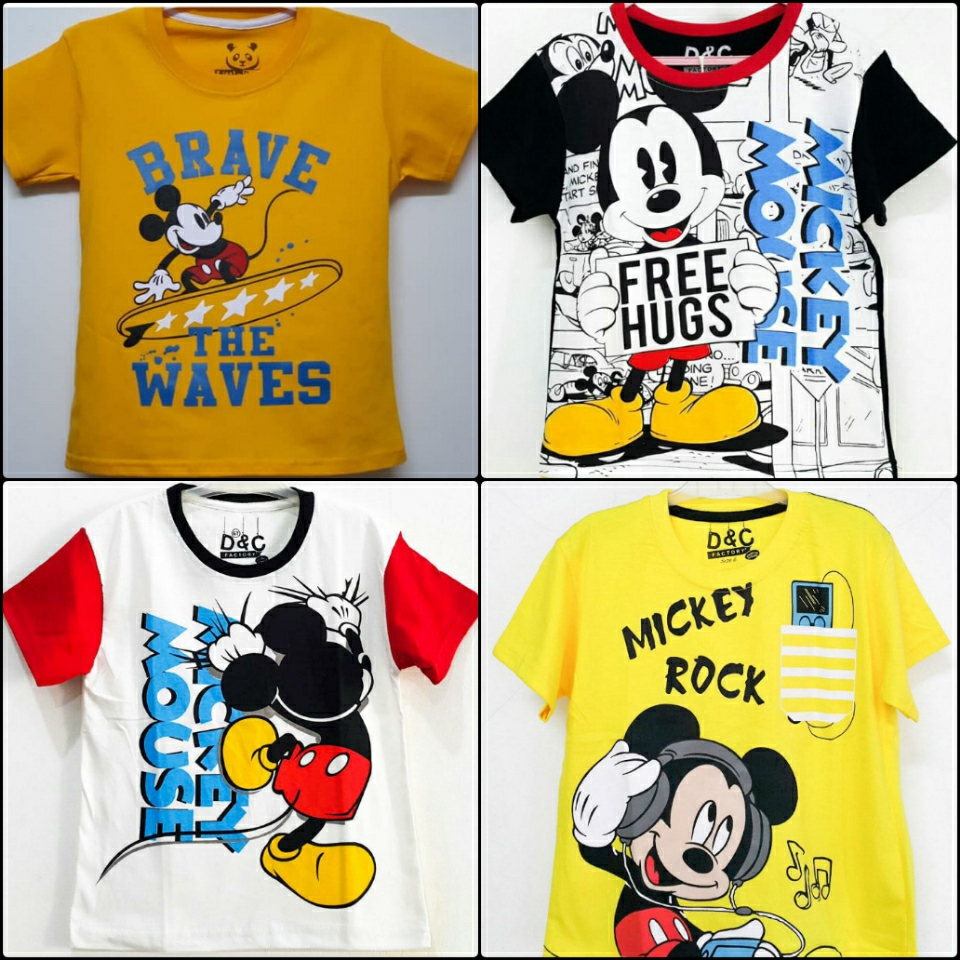  KAOS  ANAK  MICKEY  MOUSE  AND FRIENDS KAOS  DISNEY KARTUN 