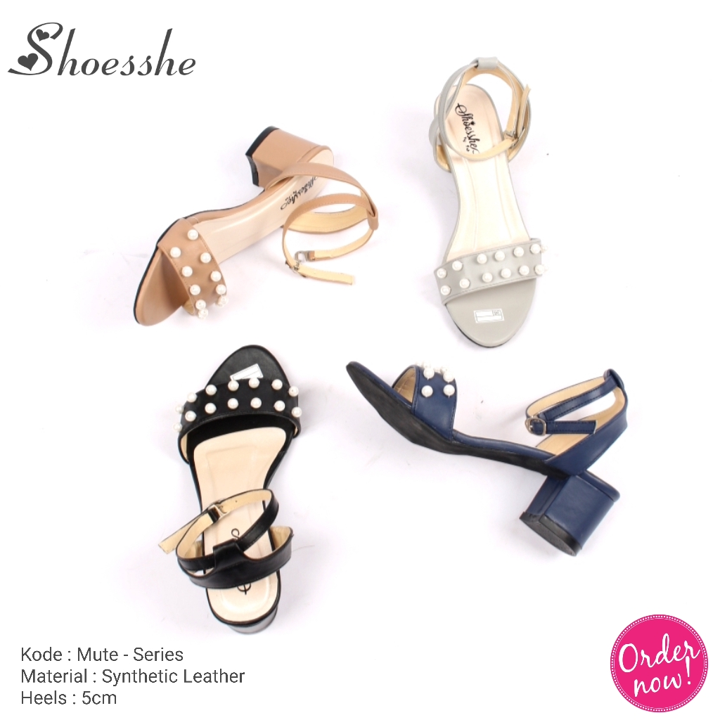 Fsb - Sandal Heels Tali Wanita Kualitas Premium (Mute - Series)