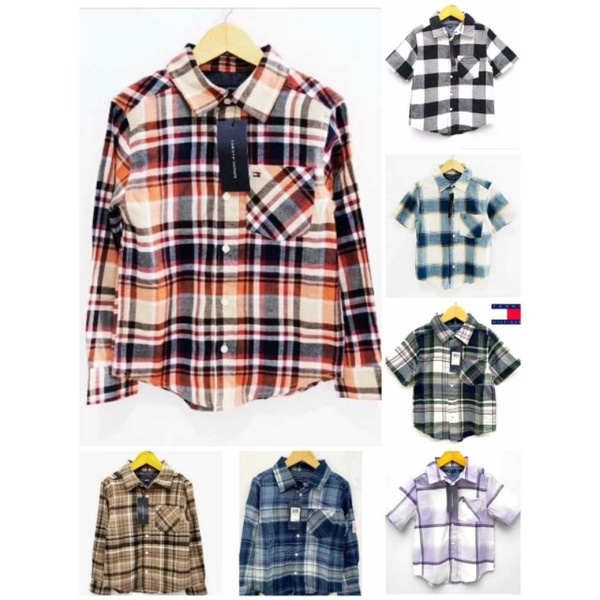 Kemeja anak laki laki Tommy hilfiger