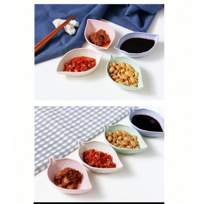 

Tempat Sambal Saus Kecap / Mangkok Kacang Mangkok Kecap Motif Daun - Biru Muda Murah