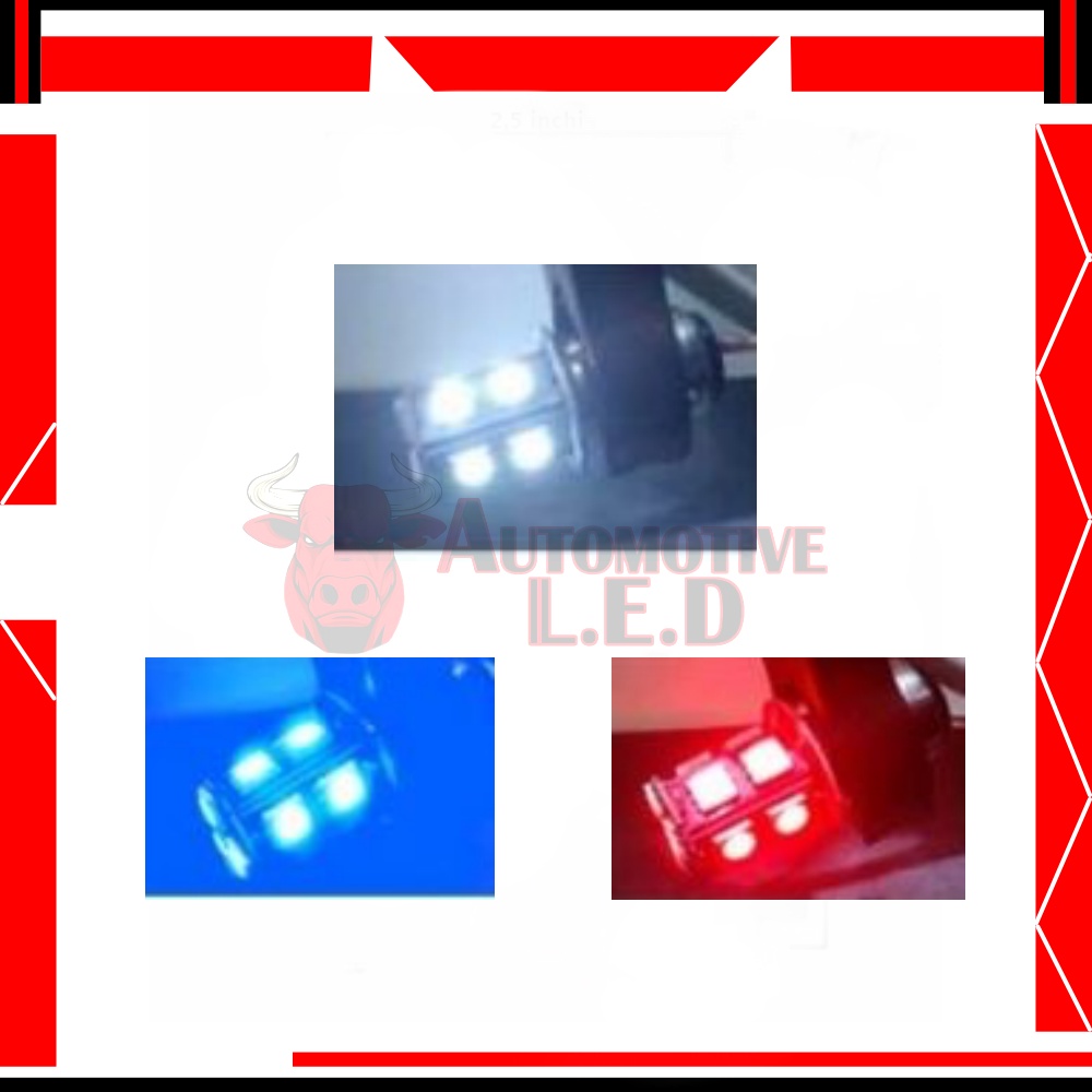 LAMPU STOP LED 13 MATA SMD BAYONET FLASH | BOHLAM LED STOP MOTOR | LAMPU STOP 13 MATA LED 1577