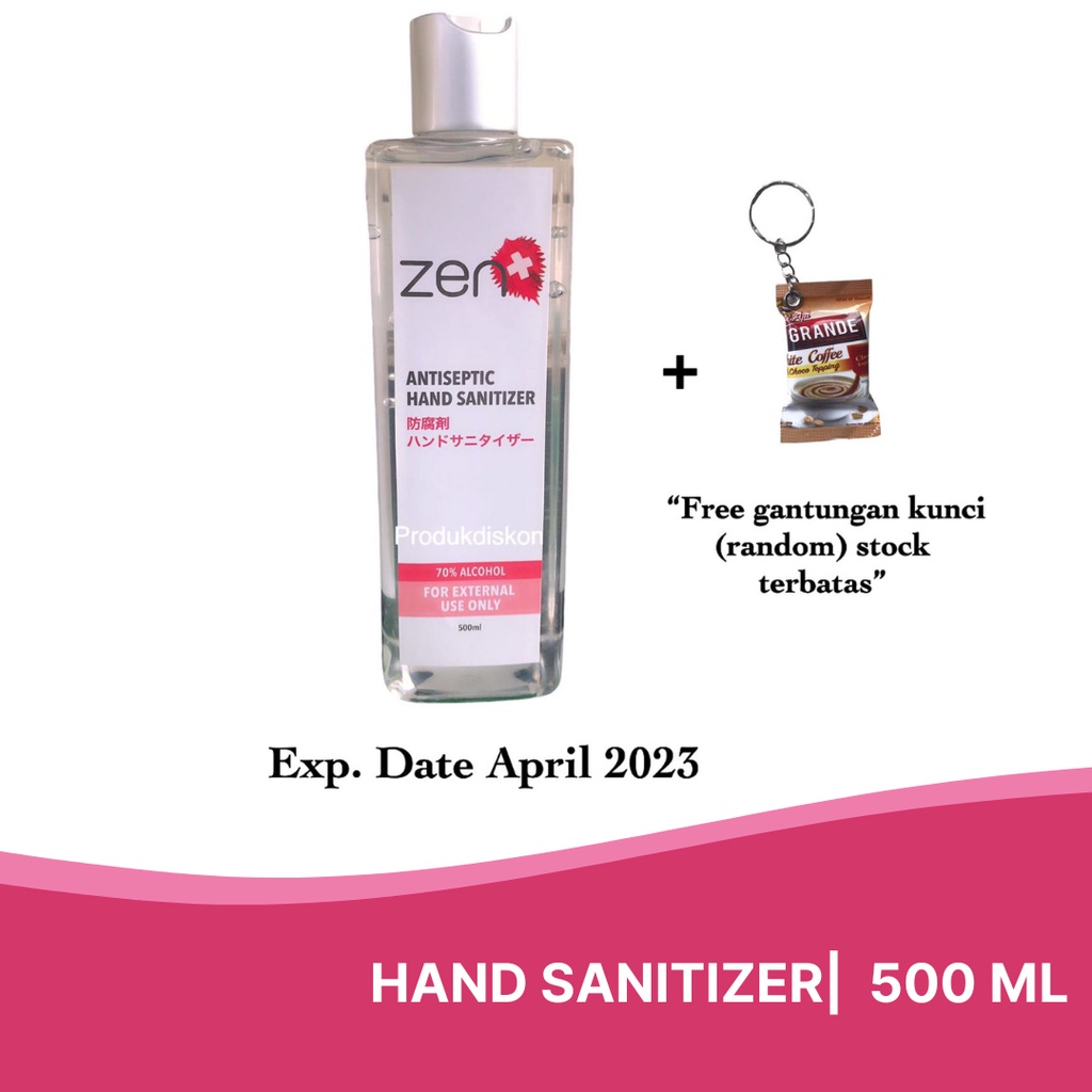 ZEN Disinfektan Antiseptic Hand Sanitizer 500ML