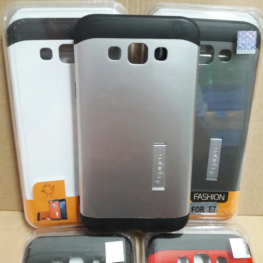 promo SPIGEN SAMSUNG E7 MURAH !!! SAMSUNG E7 Spigen Standing Samsung E7 / Cover Case E 7 / Spigen St