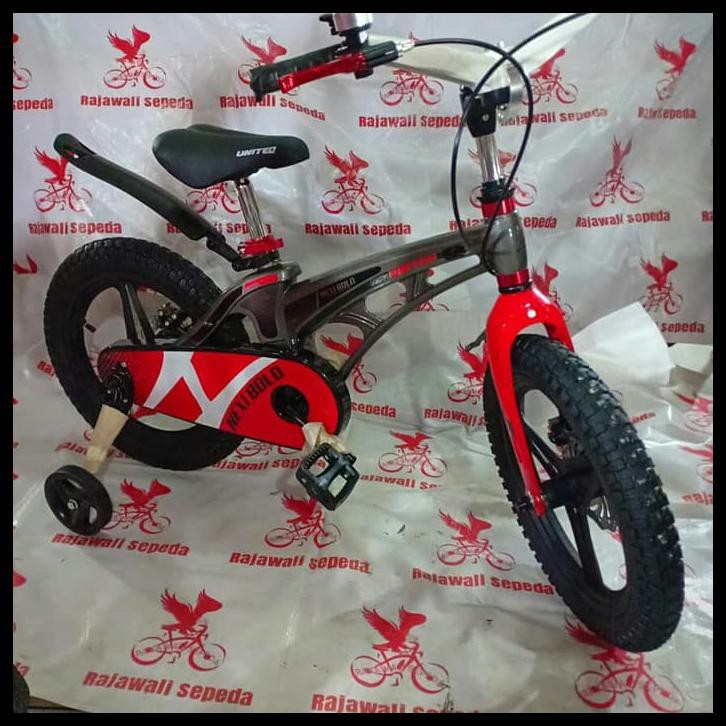 Terbatas - Sepeda Anak 16 Bmx United Nexi Bold Alloy V Racing Doble Cakram